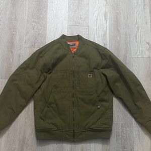 Duluth Trading Co Olive Bomber Jacket